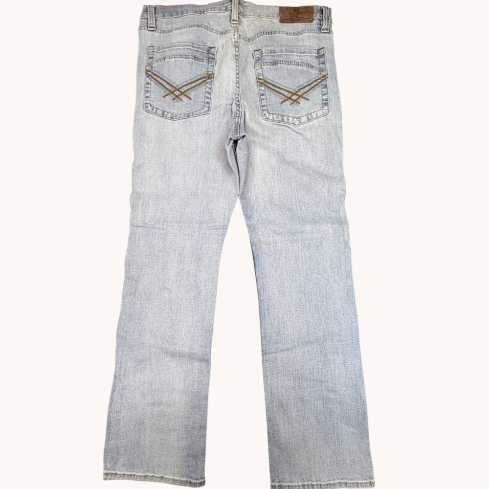 Cody James Denim Jeans Mens 36x32 Actual Fit (35x30) Blue Bootcut Cotton Blend